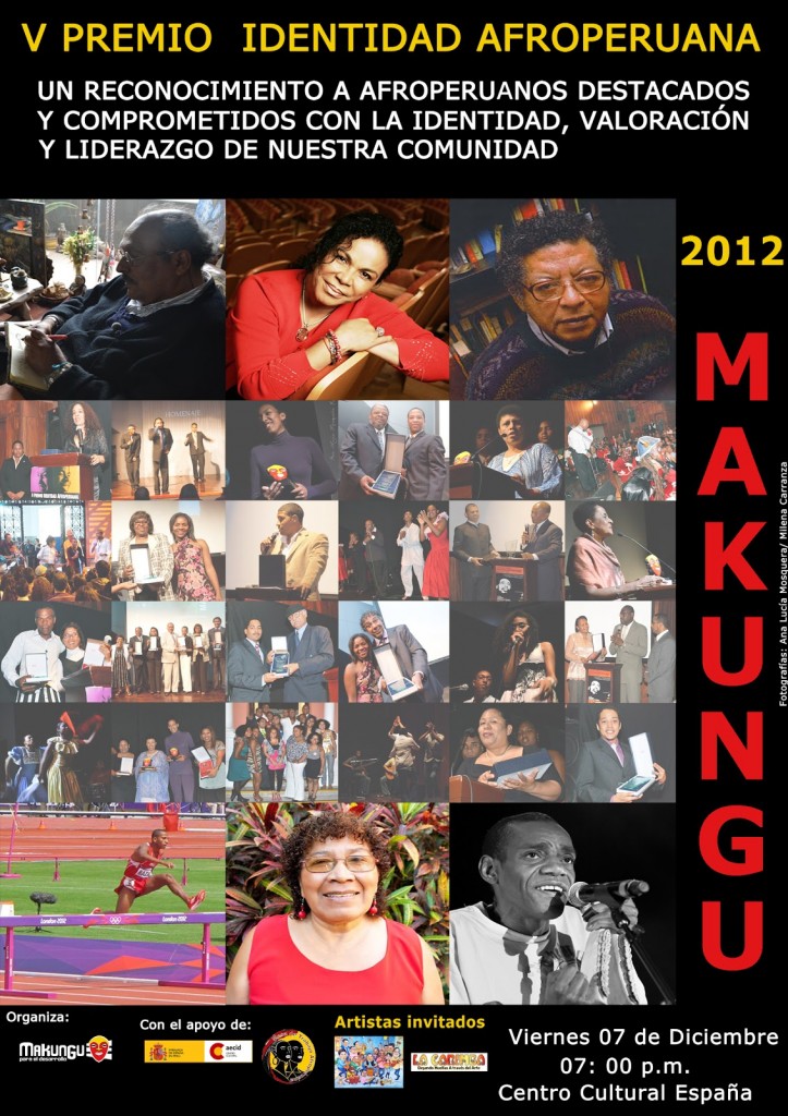 V Premio Identidad Afroperuana
