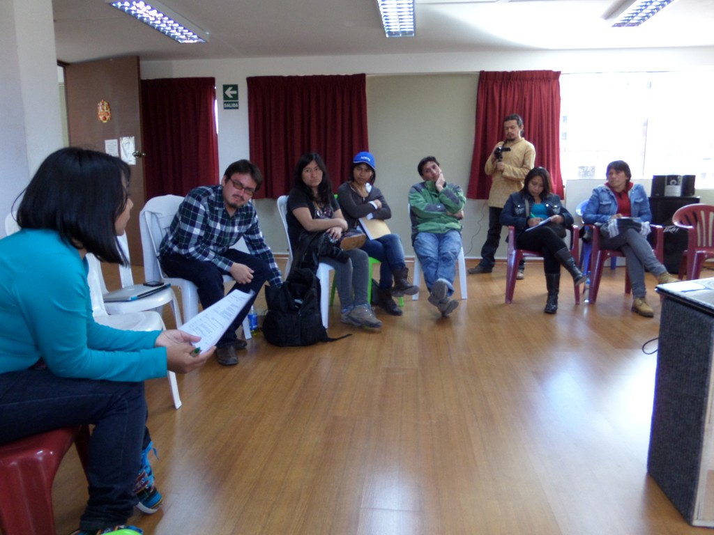 Asistentes al conversatorio.