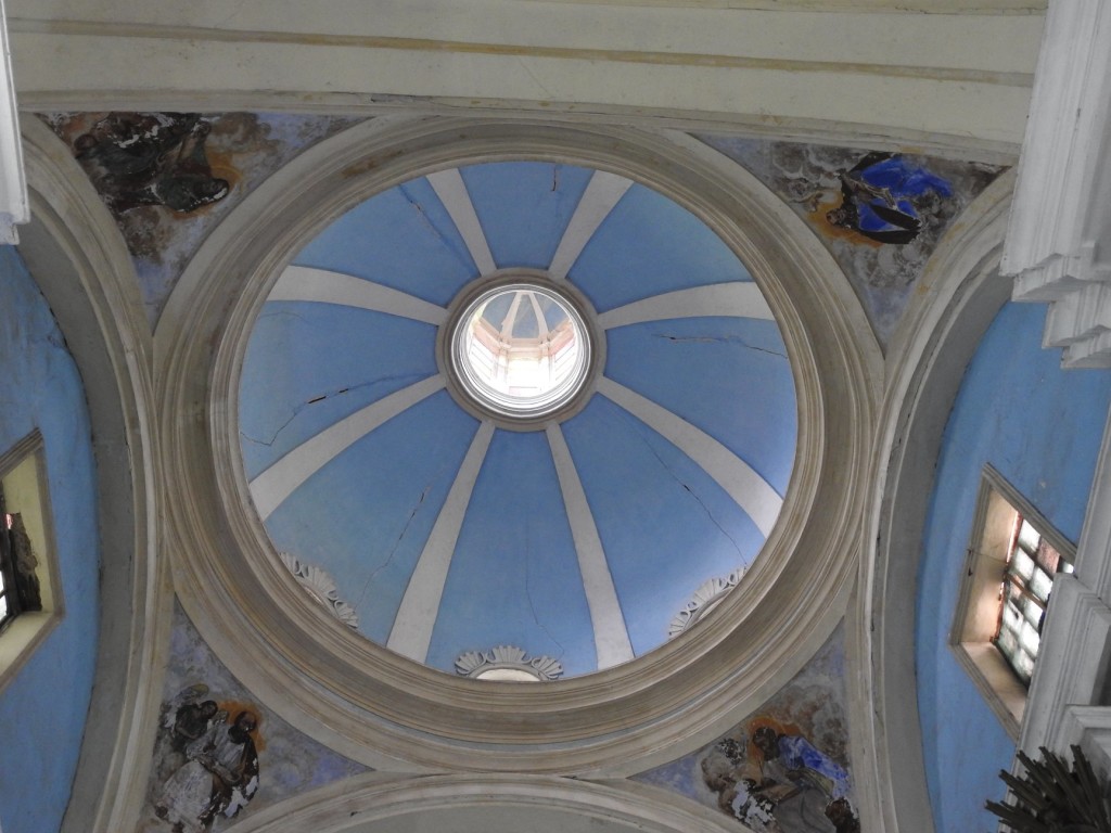 Iglesia de Santa Liberata en el Rímac. Estado de conservación de la cúpula.